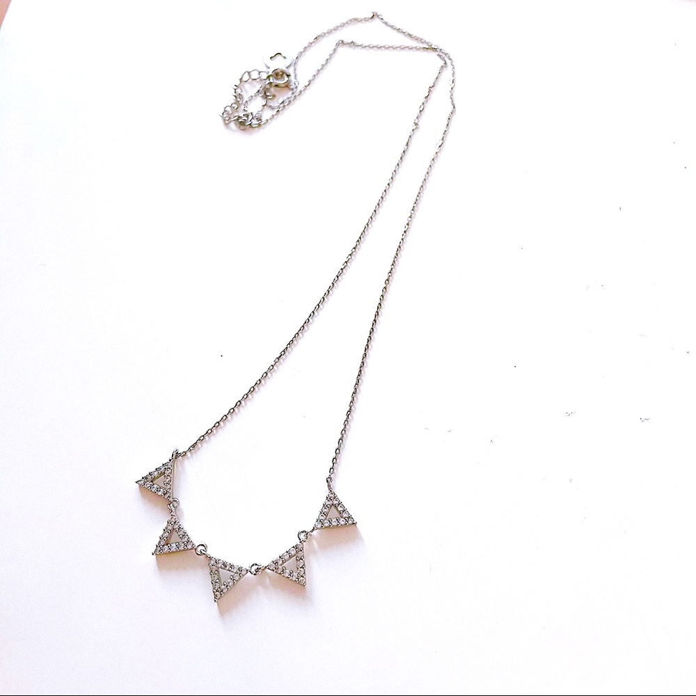 Triangle Silver Necklace